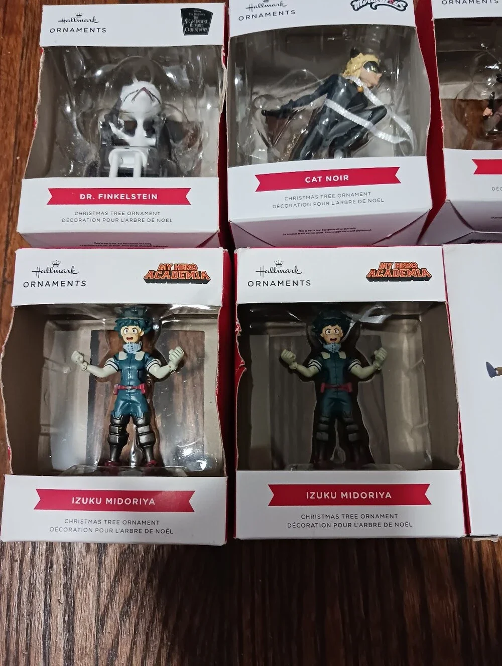 6 HALLMARK ORNAMENTS: Rick & Morty Star Wars Nightmare Before Xmas New Other